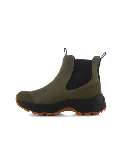 Woden Gummistøvle Siri Track Boot Waterproof - Dark olive 